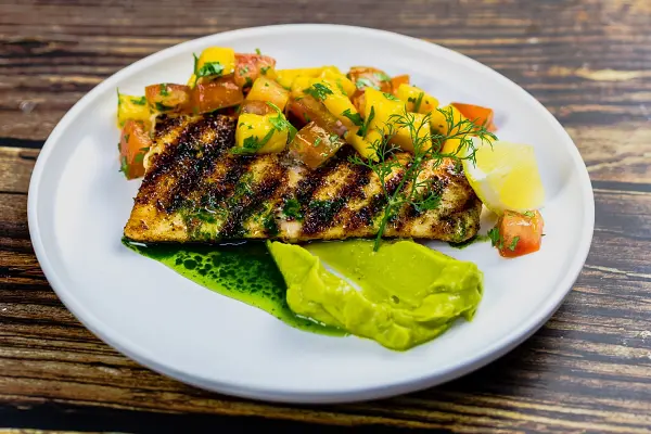 Blackened Mahi-Mahi with Mango Salsa