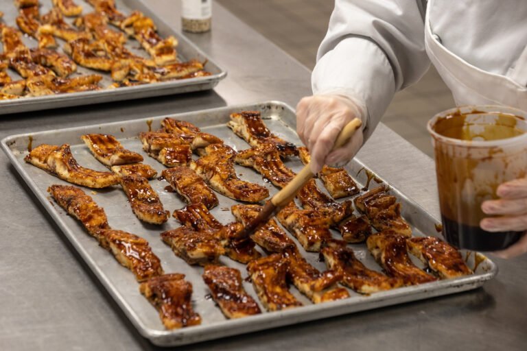 Pan Seared Korean BBQ Tambaqui Fish Ribs