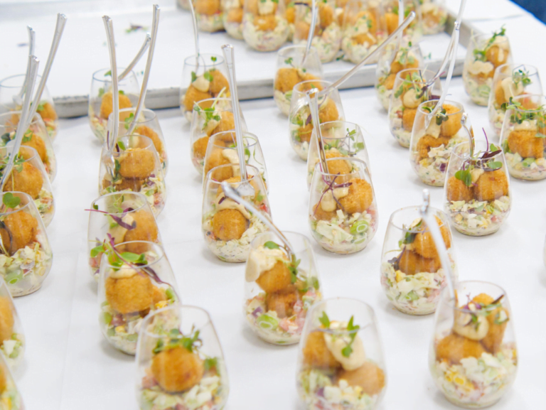 Panko Breaded Cobia Dice W/ Cabbage Confetti Slaw